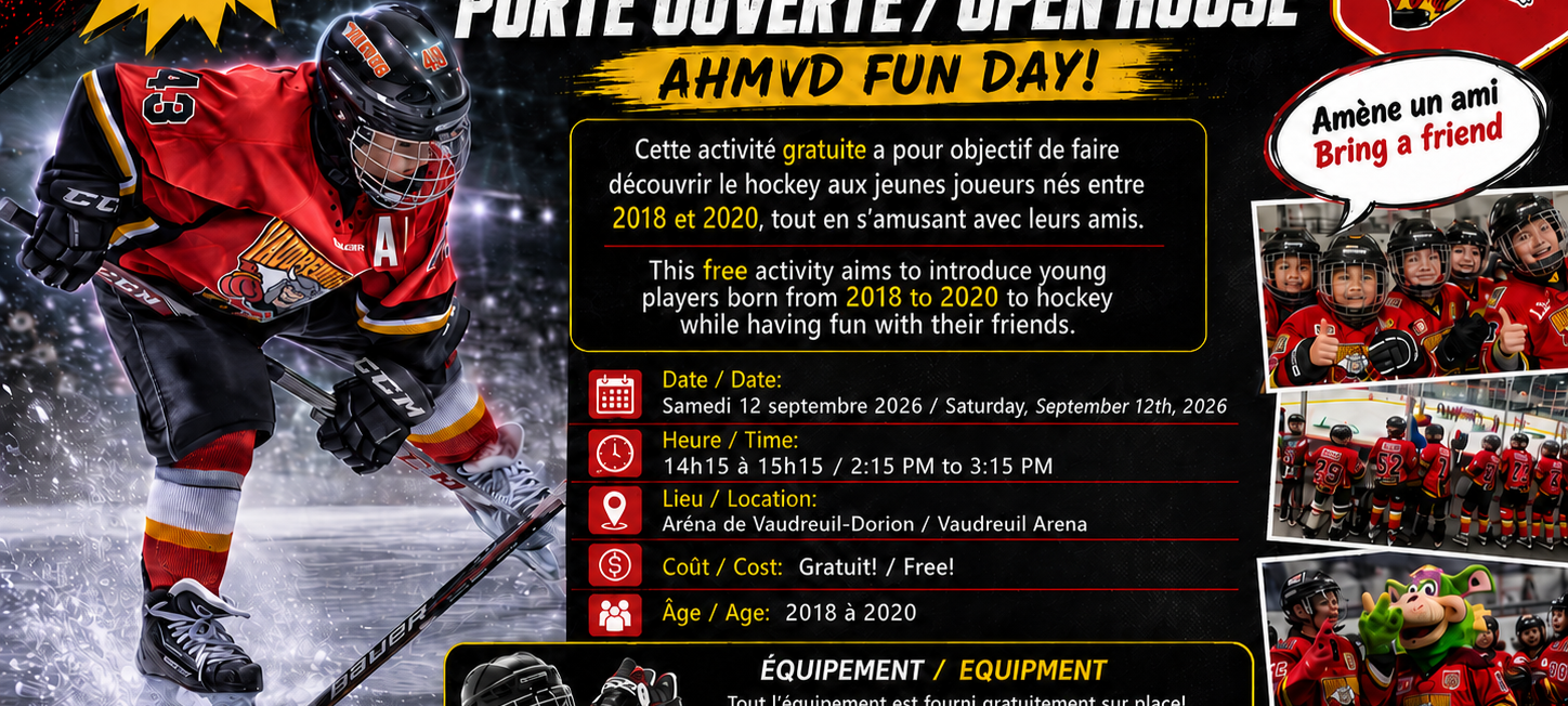PORTE OUVERTE AHMVD | GRATUIT! 